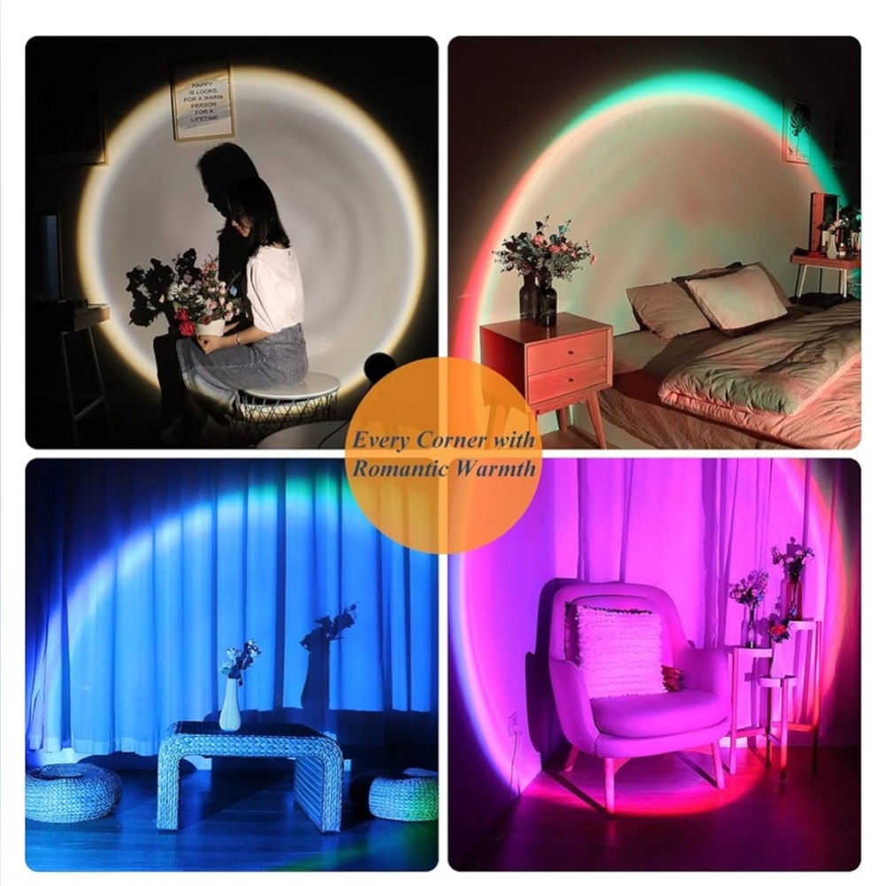 Colorful LED Projection Lamp